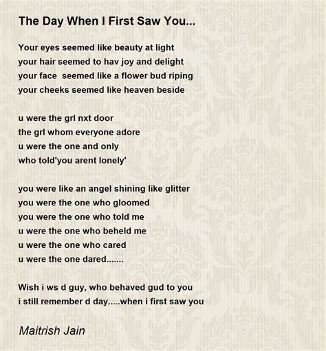 'From the first day I saw him I thought he could be anything' .